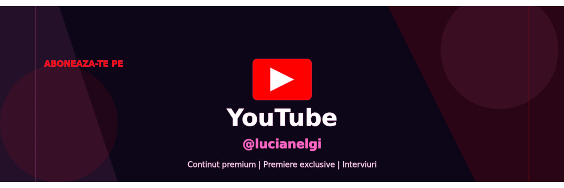 Aboneaza-te pe YouTube